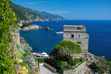 Aurora Turm, Monterosso al Mare, Ligurien, Italien