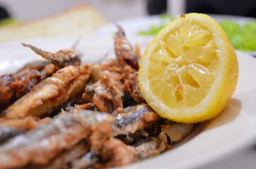 fish with lemon