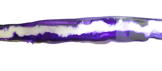 Hand drawn Watercolor and Photo Ink mixed together isolated on white canvas with high resolution texture
