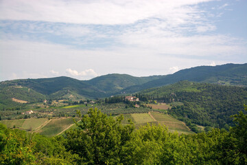 Fototapeta na wymiar Landschaft der Toskana, Italien