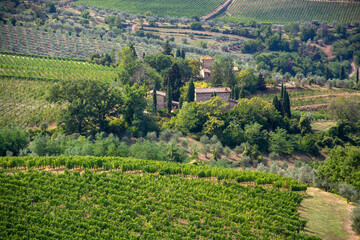 Landschaft der Toskana, Italien