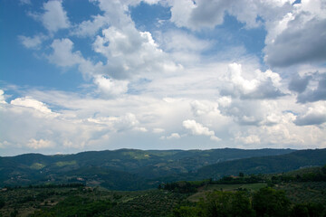 Landschaft der Toskana, Italien
