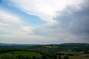 Landschaft der Toskana, Italien