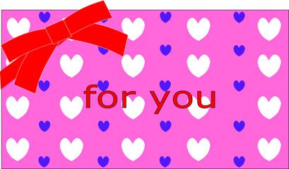 メッセージカード　for you