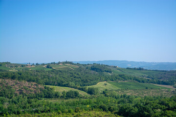 Fototapeta premium Landschaft der Toskana, Italien