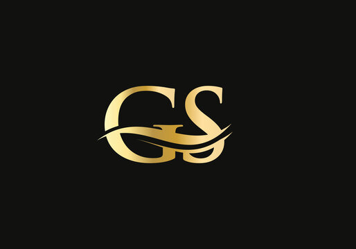 Premium GS letter logo design. GS Logo for luxury branding. Elegant and stylish design for your company. 