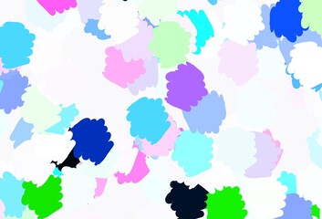 Obraz premium Light Multicolor vector pattern with random forms.