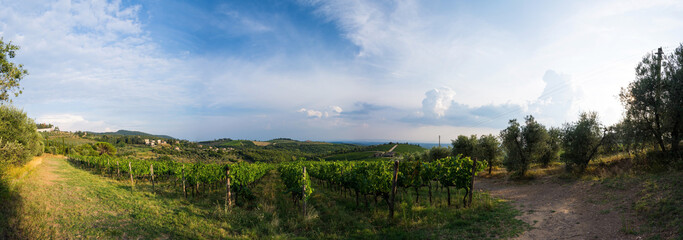 Landschaft der Toskana, Italien