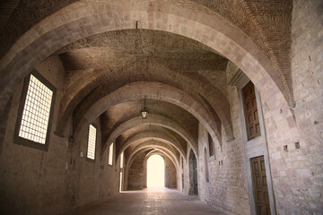 Interiors of the Doge's Palace in Gubbio, Italy