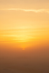 sunset in the sky