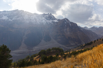 Obraz premium Beautiful mountains in the Elbrus region
