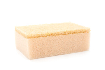 kitchen sponge isolated on white background cutout