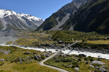 Hooker Valley track in Mount Cook National Park