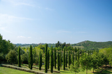 Fototapeta na wymiar Landschaft der Toskana, Italien