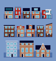 Collection of modern European houses