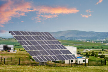 Solar cells at the Alava Technology Park in Miñano, Basque Coun