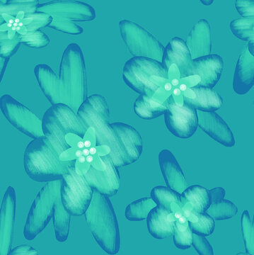 Tiffany Blue Wallpaper Floral