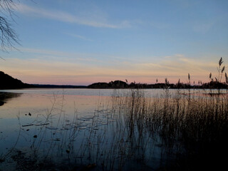 Lake Staffelsee in Bavaria, Germany