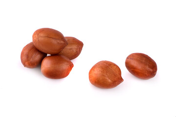 Peanuts an isolated on white background
