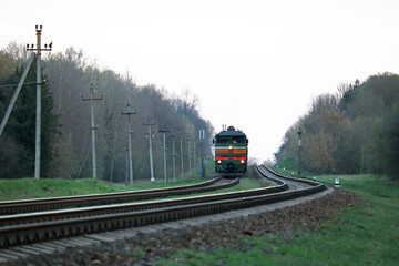 evening freight train	