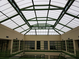 stairs inside windows building architecture university of ioannina greece