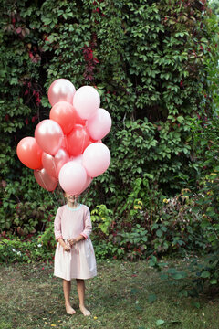 Girl with balloons!