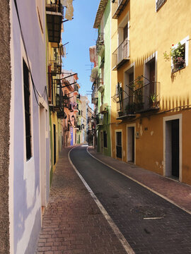Colorful street in Spain
