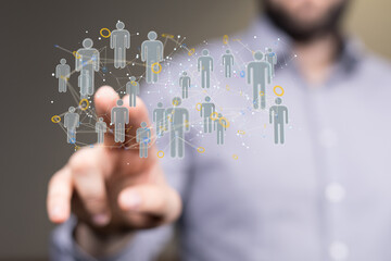 Unity group and teamwork concept