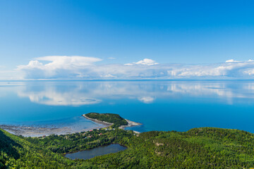 Parc national du bic from Pic-Champlain lookout (Canada, Quebec)