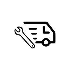 Car service maintenance icon set1. Vector illustration. More icons in my portfolio.
