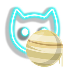 saturn planet cat 