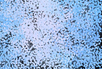 Dark Pink, Blue vector pattern with spheres.