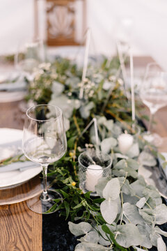 Bridal table decoration