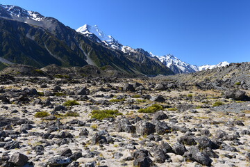 Tasman Glacier in Aoraki National Park