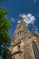 Esslingen am Neckar, Kirche, Frauen Kirche mit tollem Himmel 