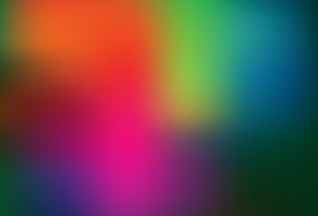 Obraz premium Dark Multicolor vector blurred background.