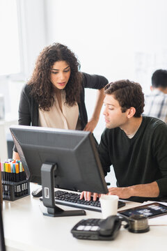 Business people working together in office