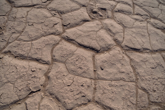 dry cracked earth