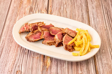 entrecote with fries