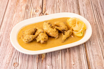 tray of stewed partridges