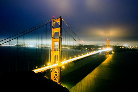 Golden Gate Bridge over San Francisco Bay, California, United States