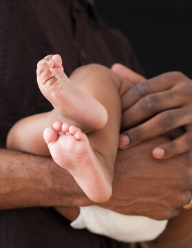 African baby's feet