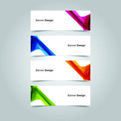 Vector Abstract banner web template