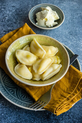 Traditional ukrainian dish vareniki