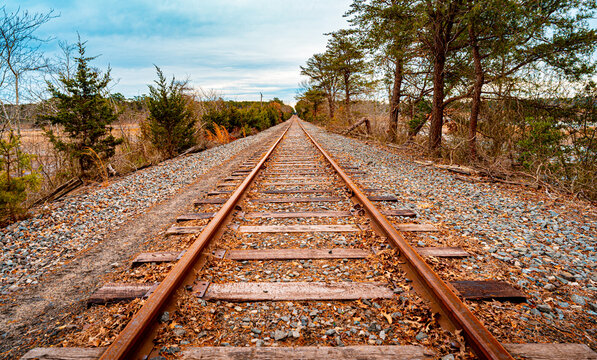 A Look Down The Train Tracks.