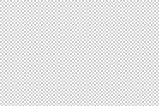 Transparency background. Small gray and white squares arranged like a check board used to represend a missing background in graphic editors.