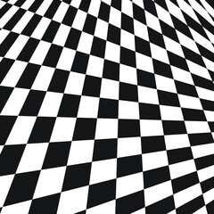 Fototapeta premium White background with complex black elements that make up the grid. Vector illustration.