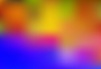 Light Blue, Yellow vector abstract blurred background.