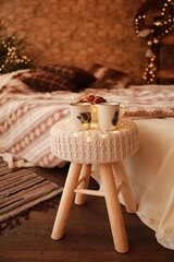 Christmas cozy interior