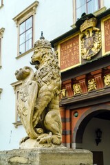 Fototapeta na wymiar The Swiss Gate (Schweizertor) on Hofburg, Vienna, Austria